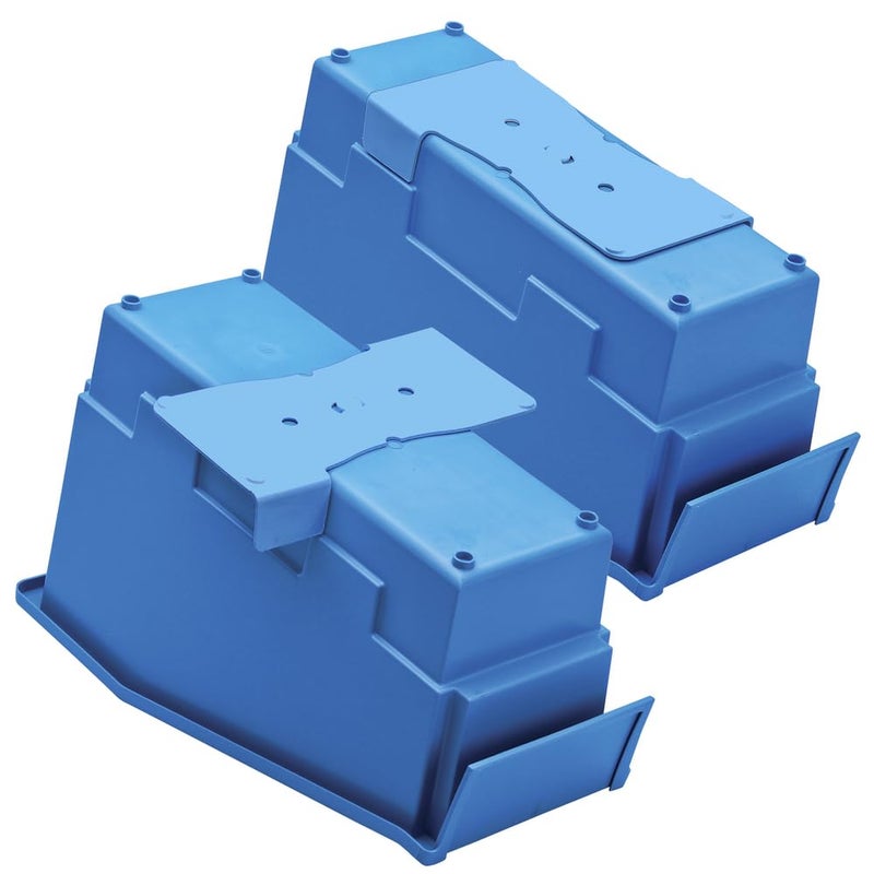 Really Good Stuff Non-Tip Book and Binder Holders, 5Â½â€ by 13Â½â€ by 7Â¾â€ (Set of 12) â€“ 21 Colors Available - Magazine, Folder Bins with Stabilizer Wings, Built-in Label Holder â€“ Durable, Wonâ€™t Fall Over - Image 2